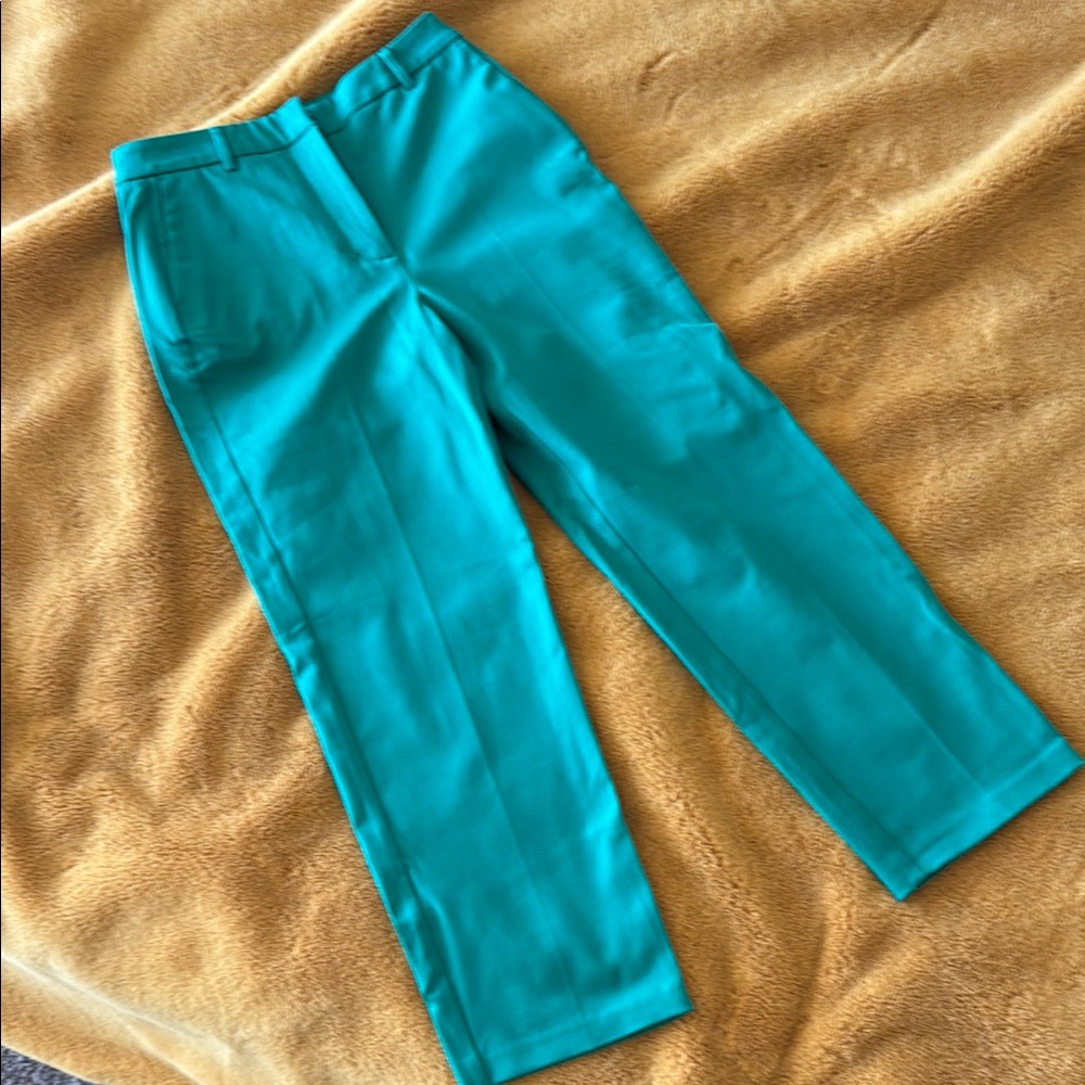 Vibrant Teal Trousers
